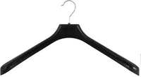 Kleiderbügel für Jacken und Mäntel XL 48 cm schwarz NEU 10 Stück