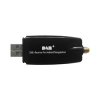 DAB+009 Auto-Plug-in-Digitalradio, europäische DAB-Box, Android 5.1 und höher, spezielle USB-Schnittstelle mit Betriebsanzeige, Schwarz