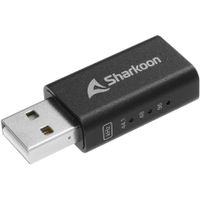 Sharkoon DAC Pro S, USB Typ-A, 3,5 mm, Männlich, Schwarz, PC, 2 V