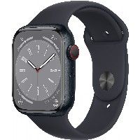 Apple Watch S8 Alu Cell 45mm          BK  MNK43FD/A Midnight Sport Band