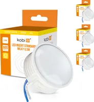 Leuchteneinsatz Satz von 3x LED INSERT Modul 6.5W 3000K MILKY Warmweiß