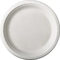 PAPSTAR tanier z cukrovej trstiny "čistý" okrúhly 230 mm 50 kusov
