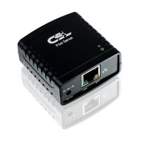 CSL Fast Ethernet USB Printserver inklusive Netzteil PC und MAC / Windows 10 fähig
