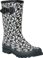 Regatta - Dámské gumové holínky "Orla Kiely", Jasmine flower RG11424 (41 EU) (Black)