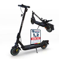 DAMI E-Scooter mit Straßenzulassung (ABE): leicht tragbarer und faltbarer Elektroroller mit 400-W-Motor, doppelter Stoßdämpfung, IP54, Dualbremssystem