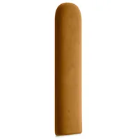 Muralo Polsterpaneel ovales WANDPOLSTER Wandkissen Bettkopfteil Wandpaneel Gelb 20 cm x 100 cm