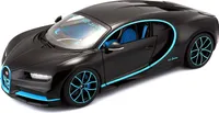 Bburago 18-11040BK - Modellauto - Bugatti Chiron 42 Sekunden Weltrekord (schwarz, Maßstab 1:18)