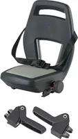 Qibbel Fahrradsattel hinter Junior 6+ grau