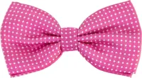 Oblique Unique Fliege Schleife gepunktet Hochzeit Anzug Smoking - pink