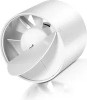 Fiqops Rohrventilator Lüfter Ablüfter Kanallüfter 150mm Ventilator Gebläse Lüfter mit Öllager