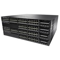 Cisco Catalyst 3650 LAN Base Rackmount Gigabit Managed Stack Switch, 24x RJ-45, 4x SFP