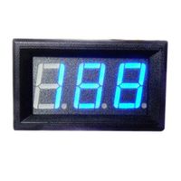Tragbarer DC 0-30 V Voltmeter LED-Anzeige Panel Auto Motor Digitalspannung Messgerät-Blau