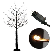 VOLTRONIC LED Baum Birkenoptik, innen und außen, IP44, warmweiß, Timer,  Fernbedienung, Größenwahl, 150 cm 128 LEDs : : Beleuchtung
