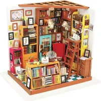 ROBOTIME Rolife DYI House: Sams Bibliothek mit LED-Beleuchtung