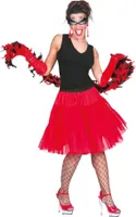 Tüllrock Rock Petticoat rot Karneval Fasching Kostüm
