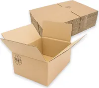 25x Faltkarton 1-wellig Innenmass: 200x150x90mm KP125 1.20B (W_groß / K_200)