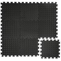 Podložka pod puzzle čierna 9 podložiek 30x30x1cm každá