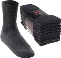 MT Damen und Herren Sport- und Freizeitsocken (8 Paar) Tennissocken - Anthrazit 39-42
