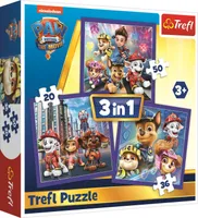 PAW Patrol, Der Film, 3 in 1 Puzzle (Kinderpuzzle)