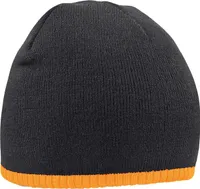 Beechfield - Mütze für Herren/Damen Uni BC5261 (Einheitsgröße) (Schwarz/Fluoreszierendes Orange)