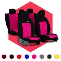 New Luxury Autositzbezug Four Seasons Universal Kissen Atmungsaktive Ice  Silk Autositz Set für 5 Autositz,Pink : : Baby