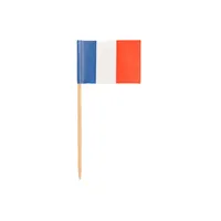 500 Deko-Picker 8 cm "Frankreich"