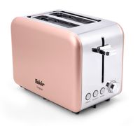 FAKIR Toaster Calypso Brotzentrierung Defrost extra breite Schlitze 850 Watt rose