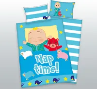Kinder Baby Bettwäsche CoComelon 100x135 40x60 cm - Baumwolle