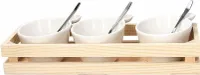 Tognana 7-TLG. Tapas- /Servier- /Antipastischalen Set aus Porzellan, 31,5 x 11 x 8 cm