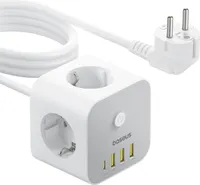Baseus PowerCombo 7-in-1 20W 1.5M Weißer Powerstrip