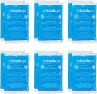 relaxdays Obdélníkové chladicí podložky v sadě 12 kusů