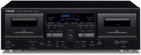 Teac W-1200 - Dvojitý kazetový magnetofón - čierny