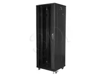 Lanberg FF01-6637-12B, Volně stojící rack, 37U, 800 kg, Zámek, Kolejnice racku, Nastavitelné nohy