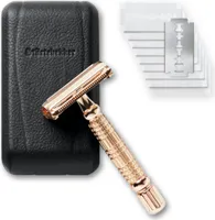 Störtebekker Rasierhobel Herrenrasierer Rasierer 10 Ersatzklingen rosegold rose
