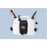 Hünersdorff Doppelkanister Profi natur mit Satteltasche / 1 Auslaufrohr / Einfüllsystem Kraftstoff + Öl, 6+3L - 804962