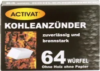 Activat Kohleanzünder sehr zuverlässig und brennstark 64 Würfel