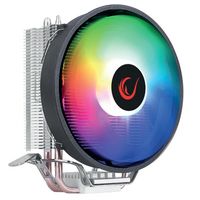 Rampage RM-C08 Coolmax (Polyesterfasern) 23.6CFM 1500RPM 12cm AMD/Intel LGA1200 Compatible RGB Air Cooled CPU Fan