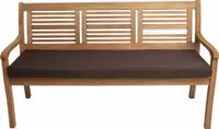 Sitzkissen outdoor 160x60x7cm Braun, bankkissen outdoor, Sitzkissen hochlehner, Outdoor kissen, outdoor hollywoodschaukel auflagen Bankauflage