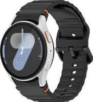 INF Silikónový remienok na hodinky Samsung Watch 7 čierna