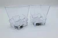 Whiskeyglas aus Kunststoff 2er Set, inklusive LED Farbwechsel
