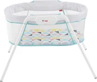 Mattel GBR67 - Fisher-Price - Reisebett mit beruhigenden Schwingungen, mit Reisetasche