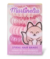 MARTINELIA | Haargummis Spiralen - 5 Stück - Bunte Farben - Flexibel und schonend für Kinderhaare