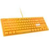 Ducky One 3 Yellow TKL Gaming Tastatur, RGB LED - MX-Silent-Red (US)