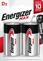 Energizer Max Alkaline Batterie Mono D 1,5 V, 2er Pack