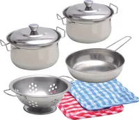 Edelstahl-Kochtopf-Set 8 tlg.