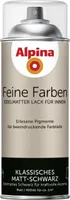 Alpina Feine Farben Sprühlack Schwarz Matt 400 ml