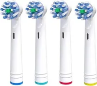 BMK Zahnbürsten für Oral-B, 4 Stück - kompatibel mit Oral-B EB50 Cross Action