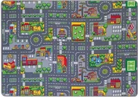 EDUPLAY 110-177 Mata do zabawy w ruch drogowy, 140 x 200 cm, kolorowa