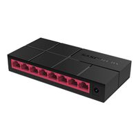 Mercusys 8-Port Gigabit Netzwerk Switch bis 2000 MBit/s RJ-45 Anschlüsse LAN