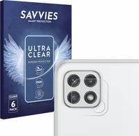 6x Für Samsung Galaxy A22 5G (NUR Kameraschutz) Schutzfolie Savvies Displayschutz Display Schutz Folie Klar Transparent